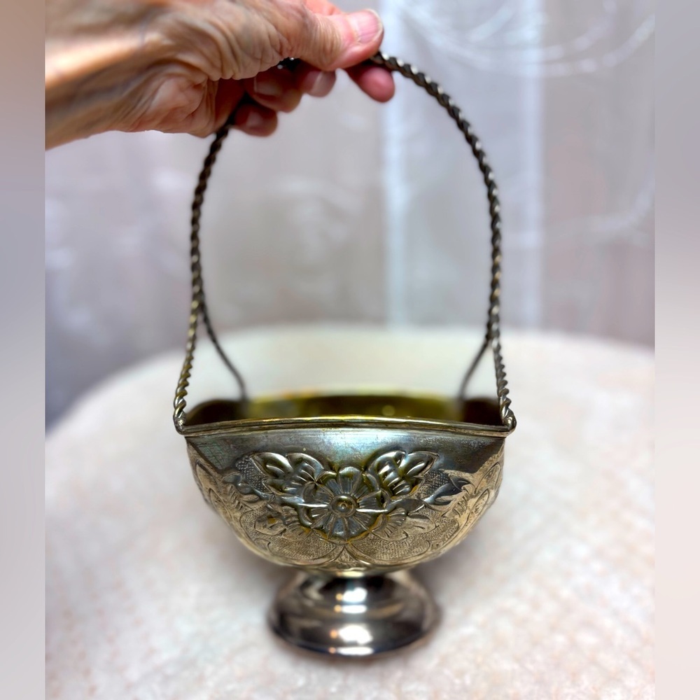 Vintage International Silver Co. Ice Bucket/Flower Basket